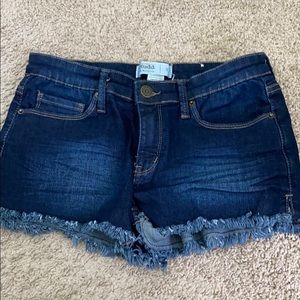 Denim shorts